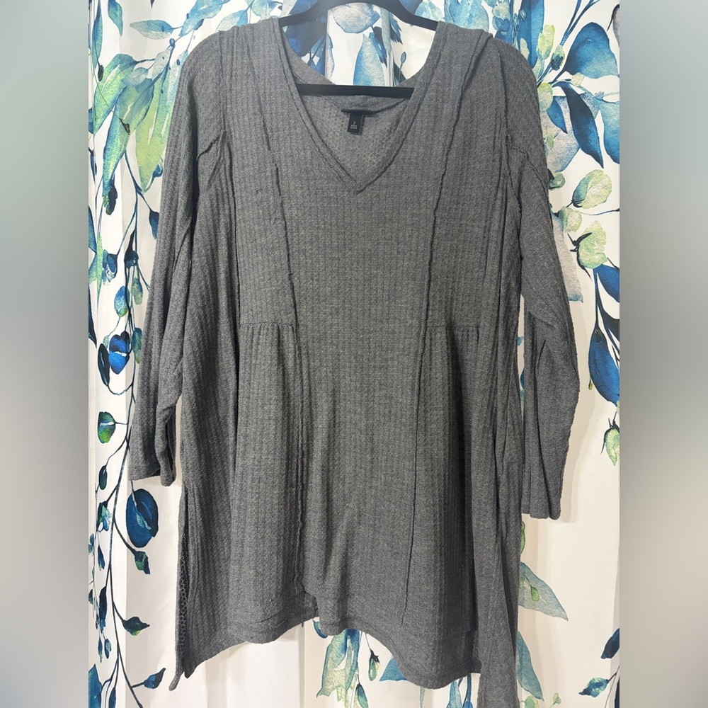 Torrid Charcoal V-Neck Tunic